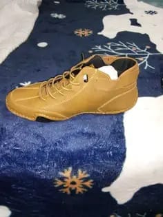 Customer photo review of Alpaca – Ergonomic, Non-Slip & Waterproof Leather Barefoot Shoes for Natural Pain Relief