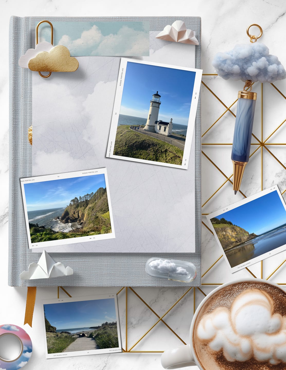 Customer photo review of Cloud-inspired Realistic Digital Stickers Kit