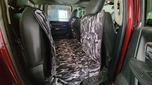 Customer photo review of Floor Hammock for Crew Cab Trucks - Passenger Side
