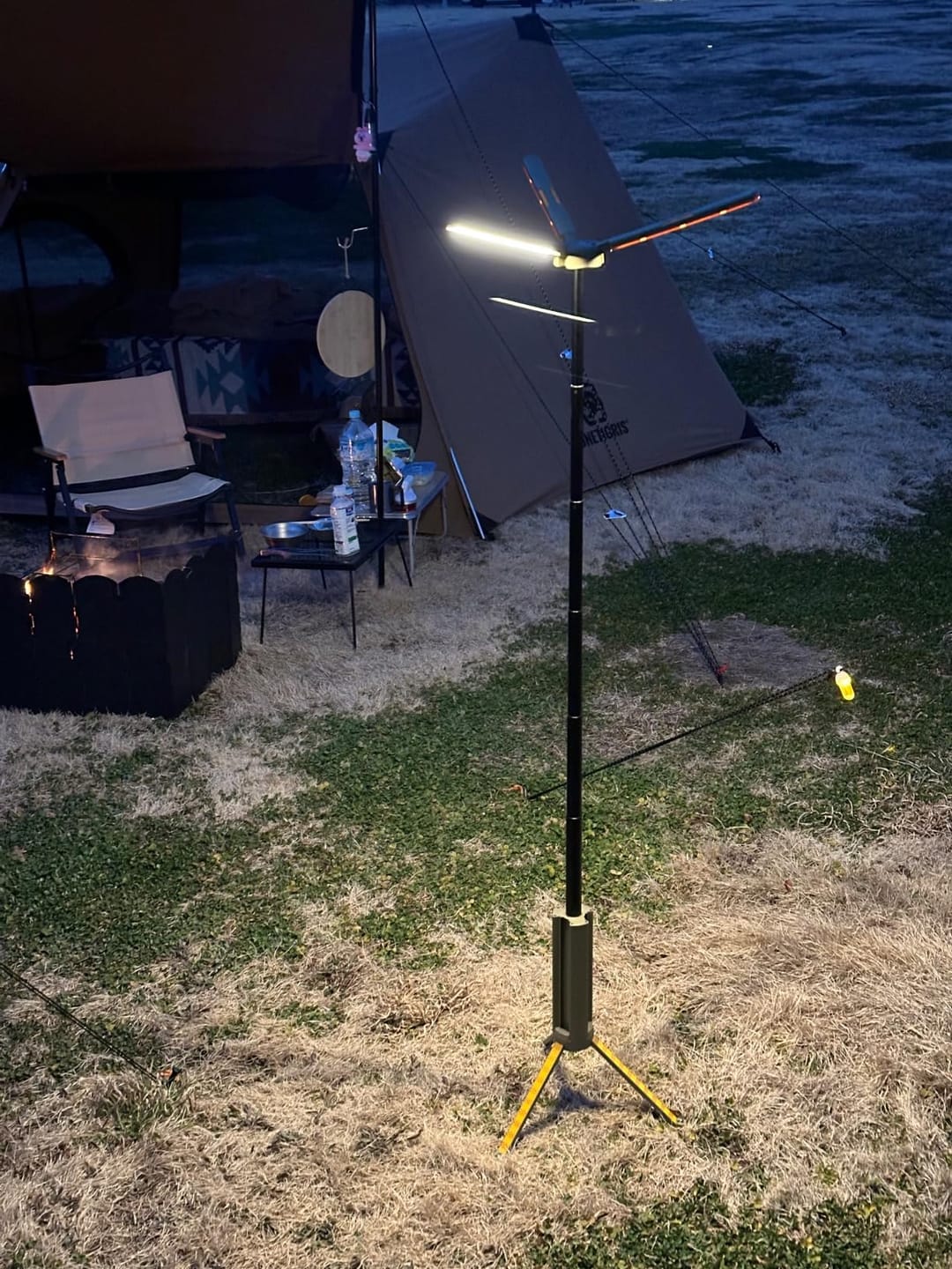 Customer photo review of BougeRV New Outdoor Portable Telescopic Camping Lantern