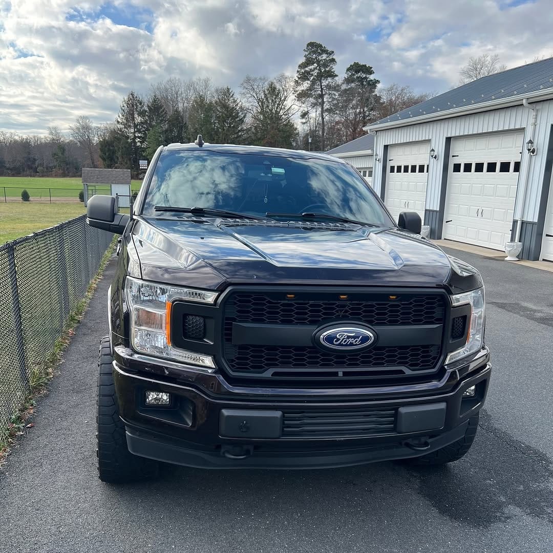Customer photo review of Raptor Style Mesh Grille W/ Amber Lights & Emblem Base For 2018-2020 Ford F150