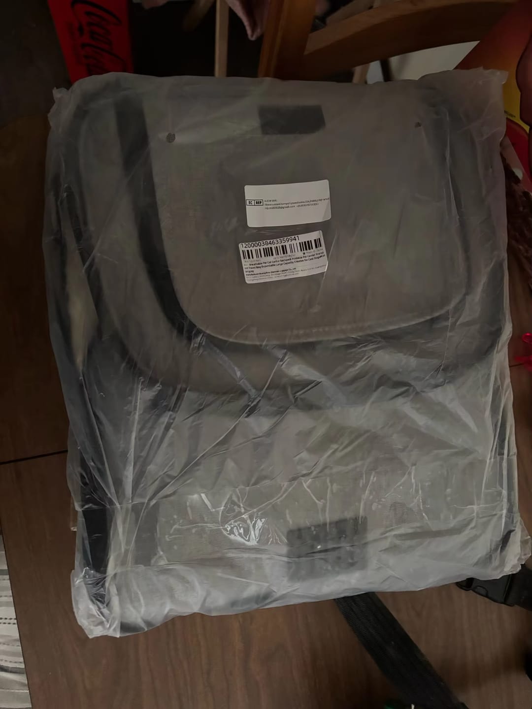 Customer photo review of Katzenrucksack – PurrPack