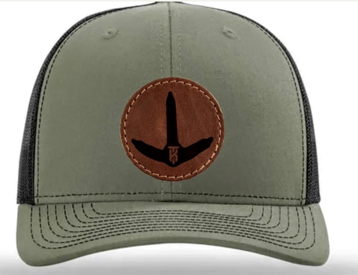 Customer photo review of Richardson 112 Flexfit Snapback Custom Leather Patch Hat