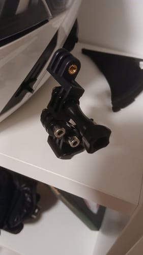 Customer photo review of Sena Outrush R Camera Mount