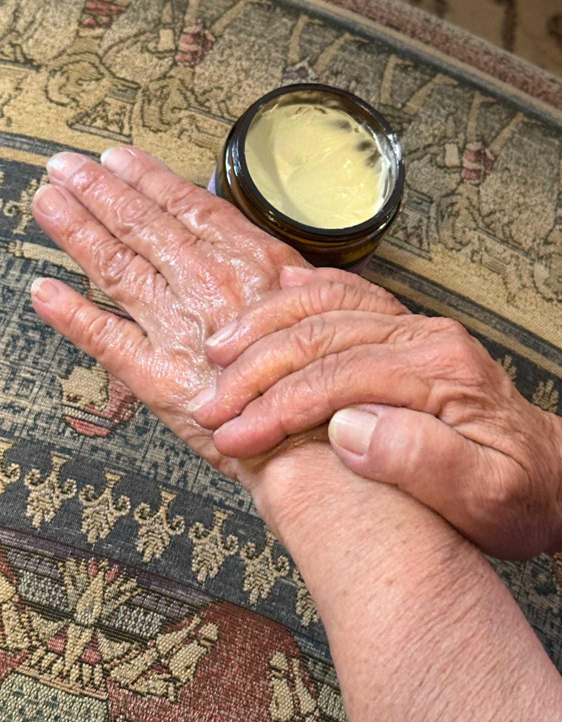 Customer photo review of Restore & Revive Calming Cream PLUS