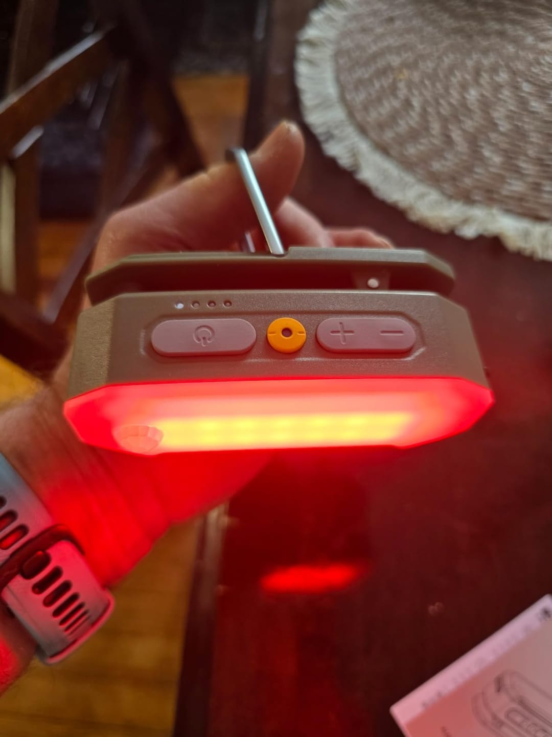 Customer photo review of BougeRV Multifunctional Sensor Camping Lantern Movable Area Light