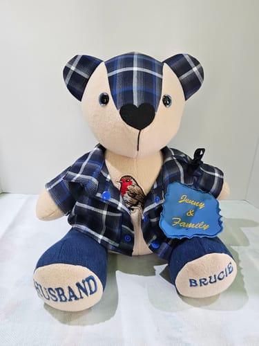 Customer photo review of Checkered Tartan Brushed Polycotton Fabric