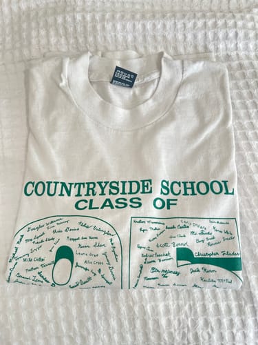 Customer photo review of Vintage Countryside School Class of 95 Tee (Youth L)
