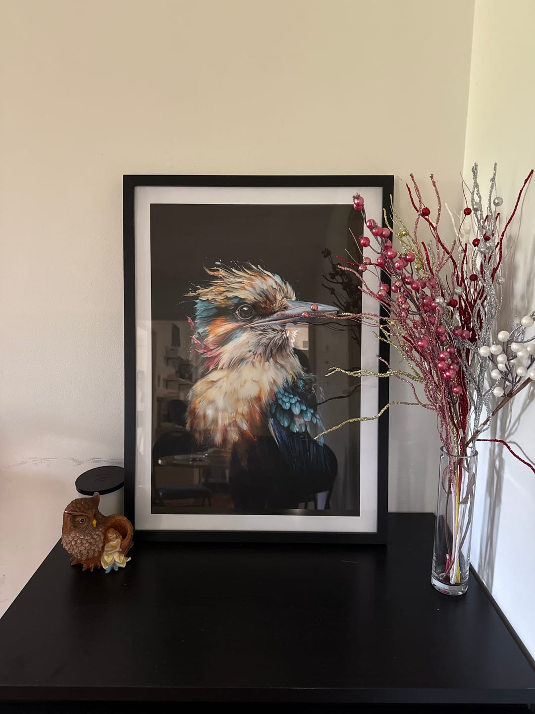 Customer photo review of KOOKABURRA IN WATERCOLOUR I ART PRINT