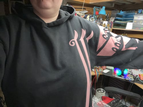 Customer photo review of Second Son Hoodie
