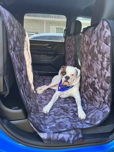 Customer photo review of Floor Hammock for Crew Cab Trucks - Driver Side