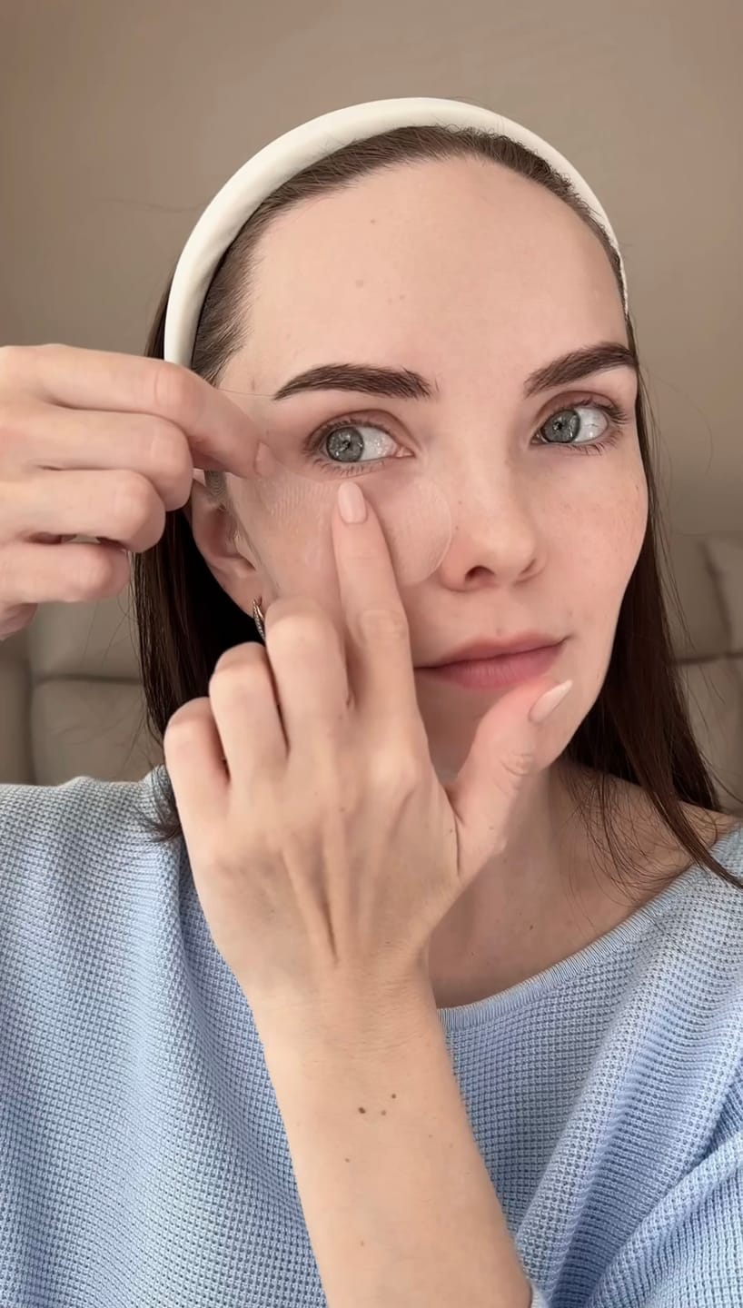 Customer photo review of Collagen eye patch Jericho rose jelly