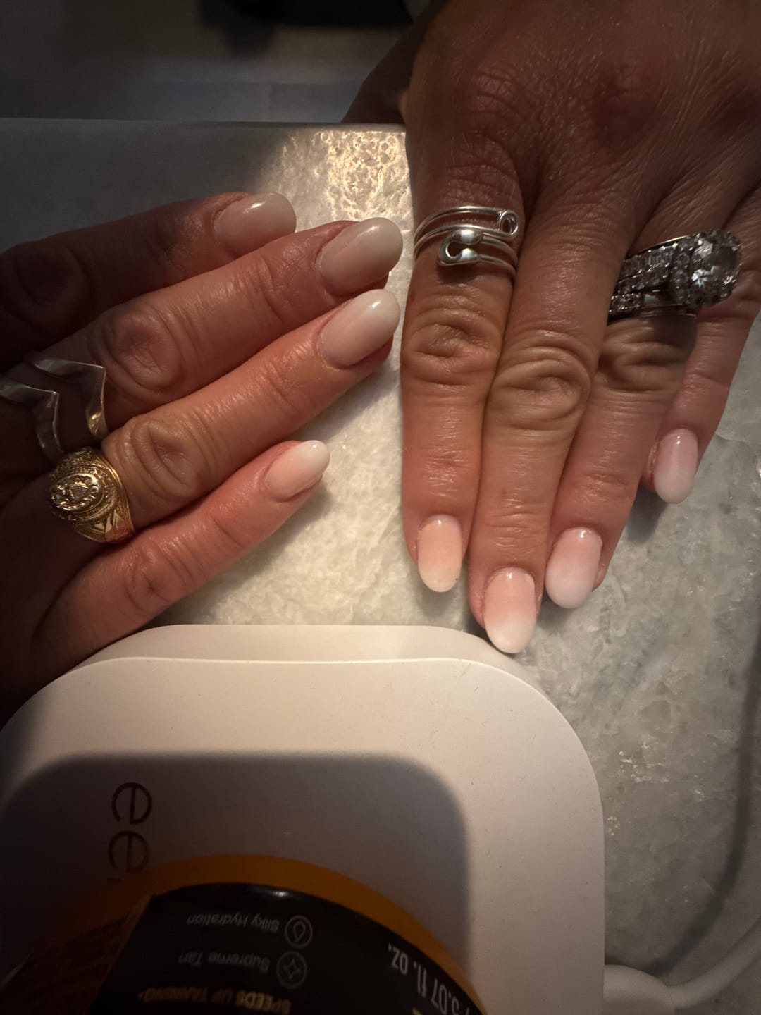 Customer photo review of Safety Pin Ring Sterling Silver