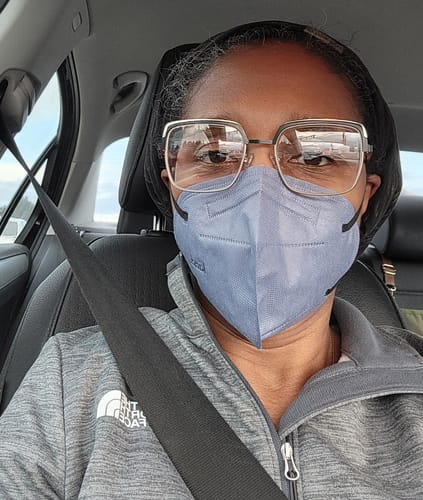 Customer photo review of KN95 Respirator Face Mask Cone Shape - Steel