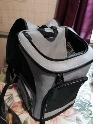 Customer photo review of Katzenrucksack – PurrPack