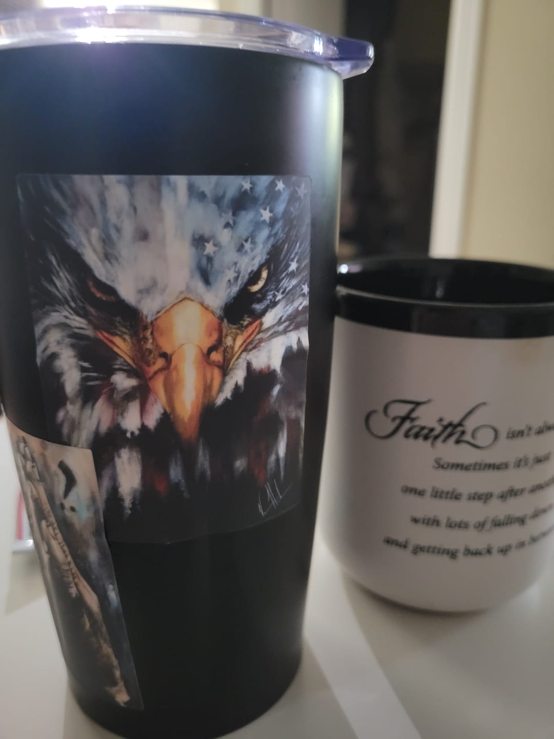 Customer photo review of Stripes of Freedom - Sticker