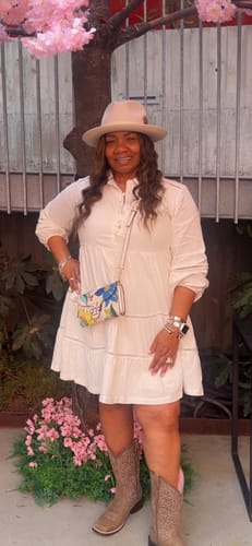 Customer photo review of Ariat Women's Round Up Remuda - Brown Bomber