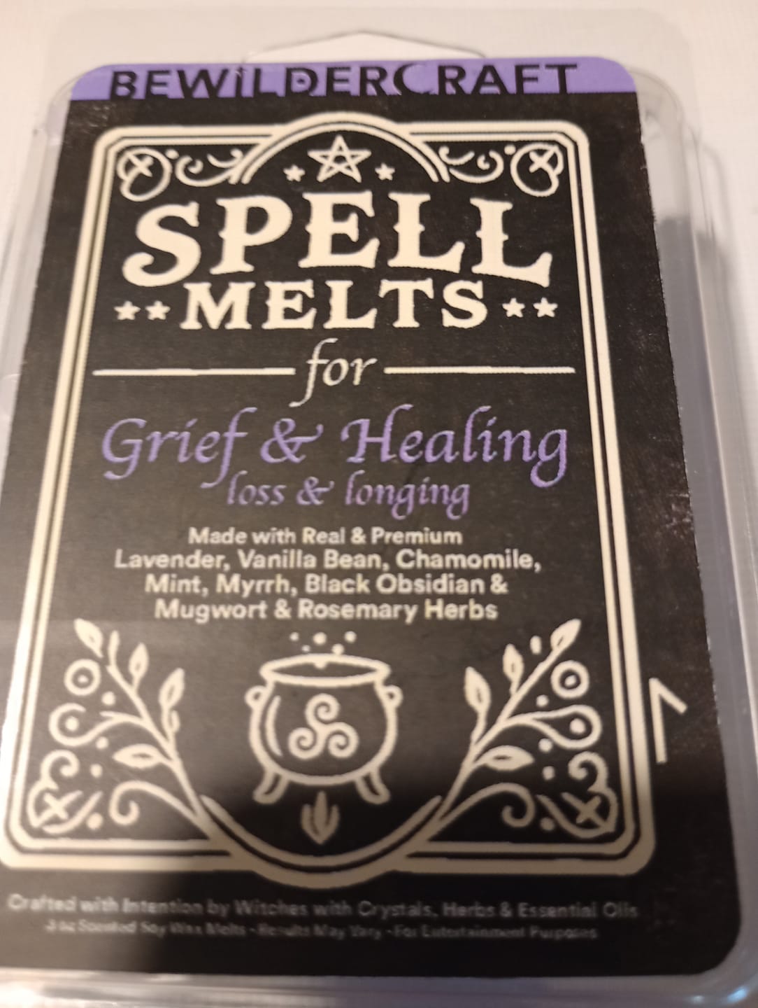 Customer photo review of Spell Melts for Grief & Healing Wax Melts