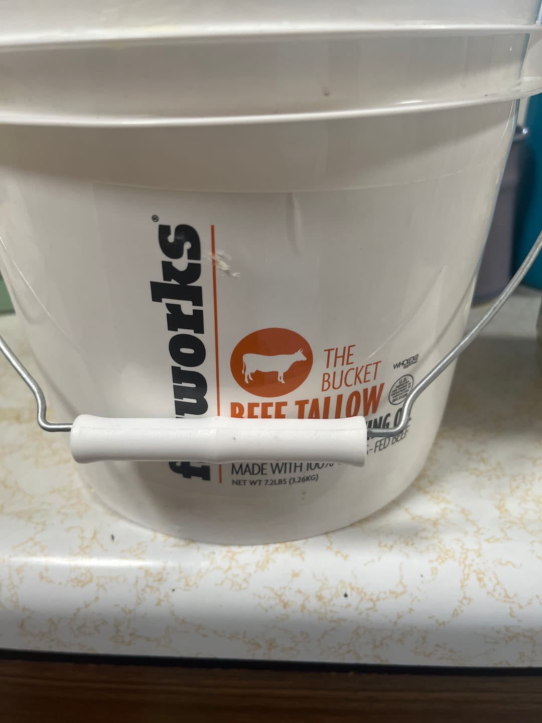 Customer photo review of The Bucket- 1 Gallon Grass Fed Tallow
