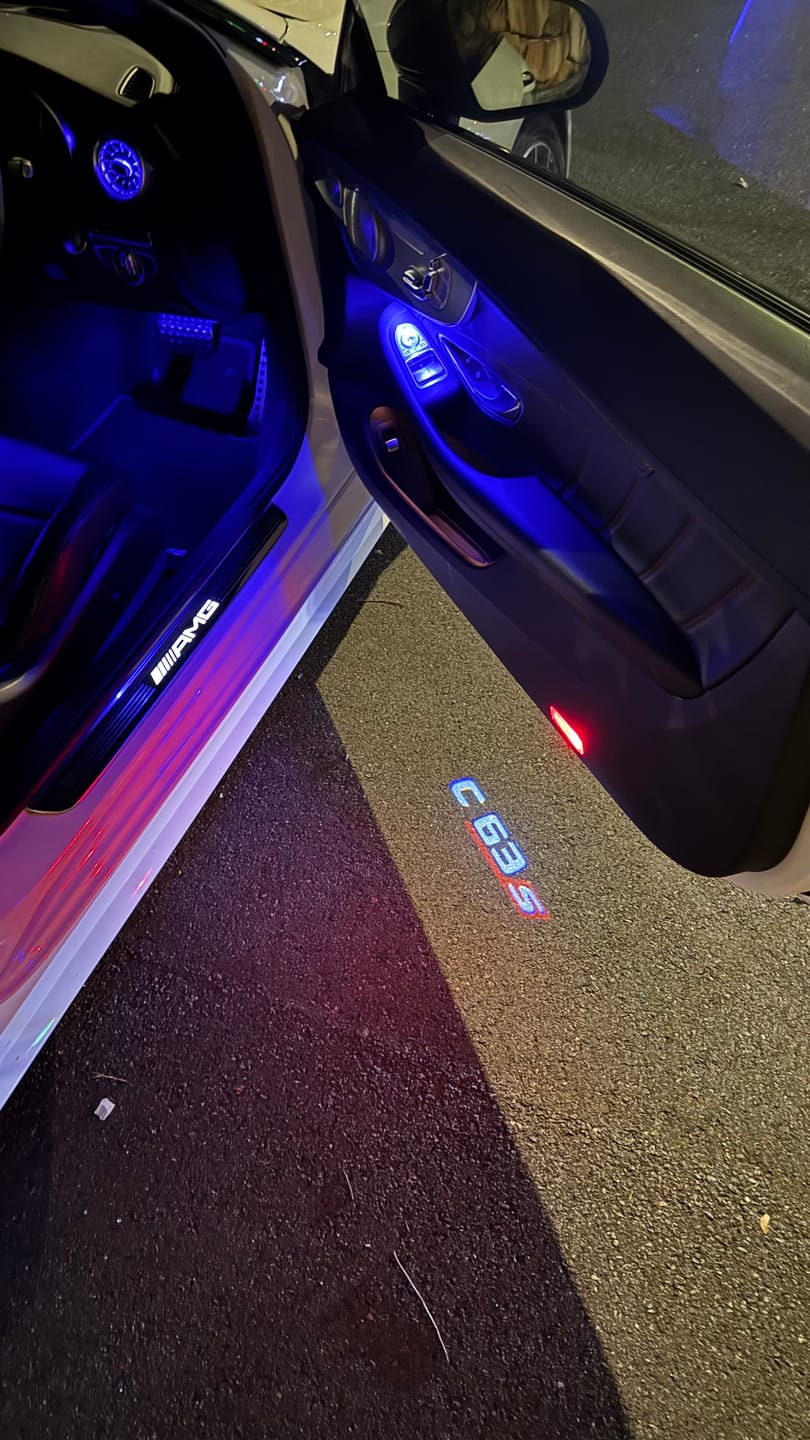 Customer photo review of MERCEDES DOOR LIGHTS