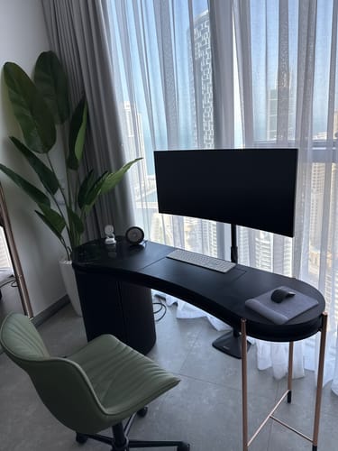 Customer photo review of Dali Marble Dresser + Mirror