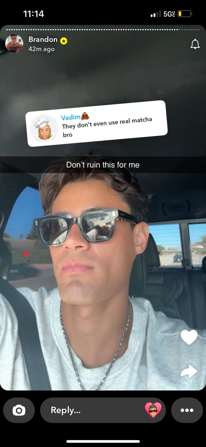 Customer photo review of The Aston - Blue Light Blockers
