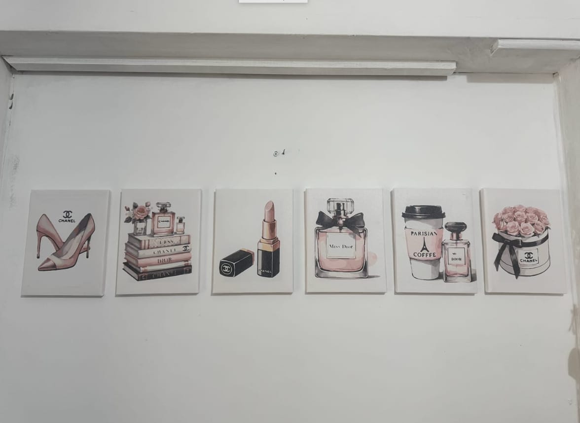 Customer photo review of 6 Mini Paintings | Kleurrijke Koffie set