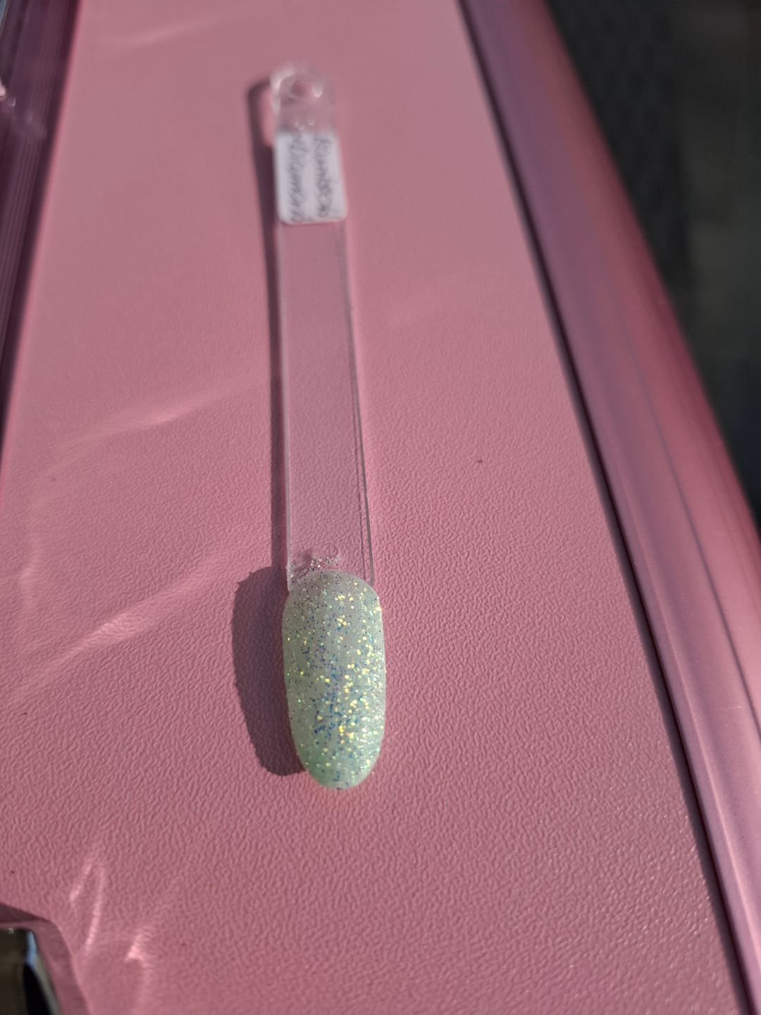 Customer photo review of Diamond White Dipping Powder