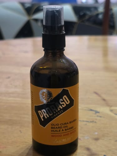 Customer photo review of Proraso Beard Oil 100ml - Wood & Spice