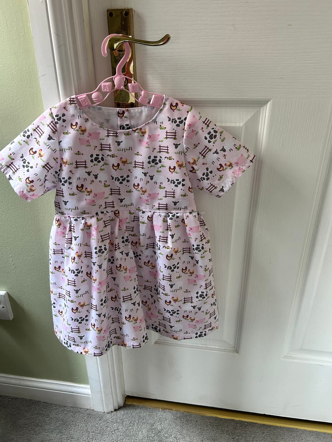 Customer photo review of Farm Animals Polycotton Fabric