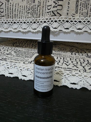 Customer photo review of mesoestetic melan tran3x concentrate