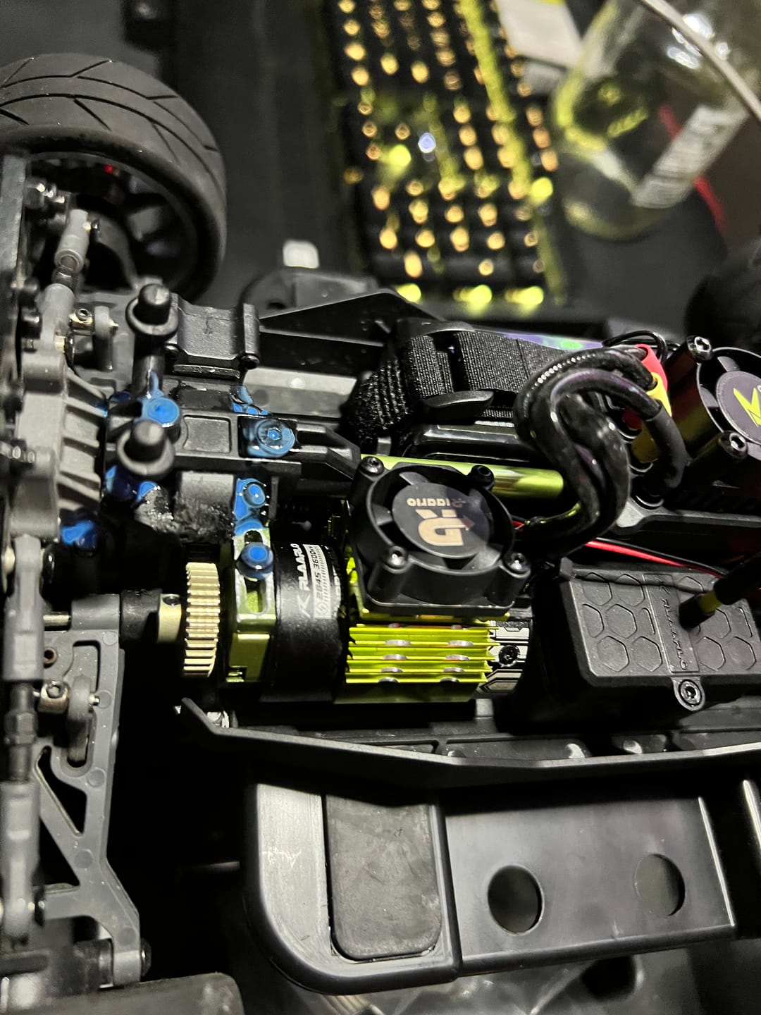 Customer photo review of Motor Heat Sink and Cooling Fan