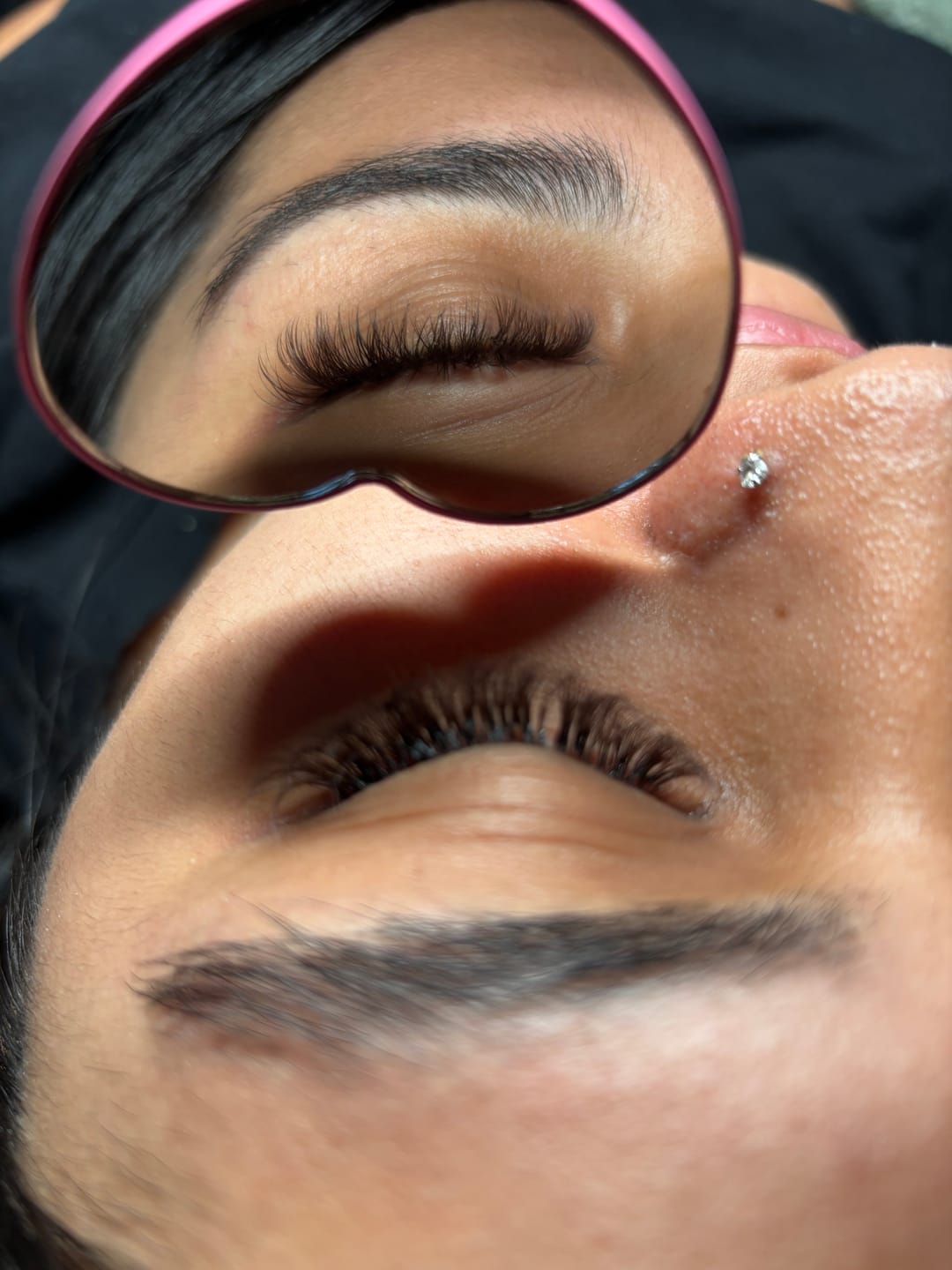 Customer photo review of Brown Color Lash 0.03/0.05mm