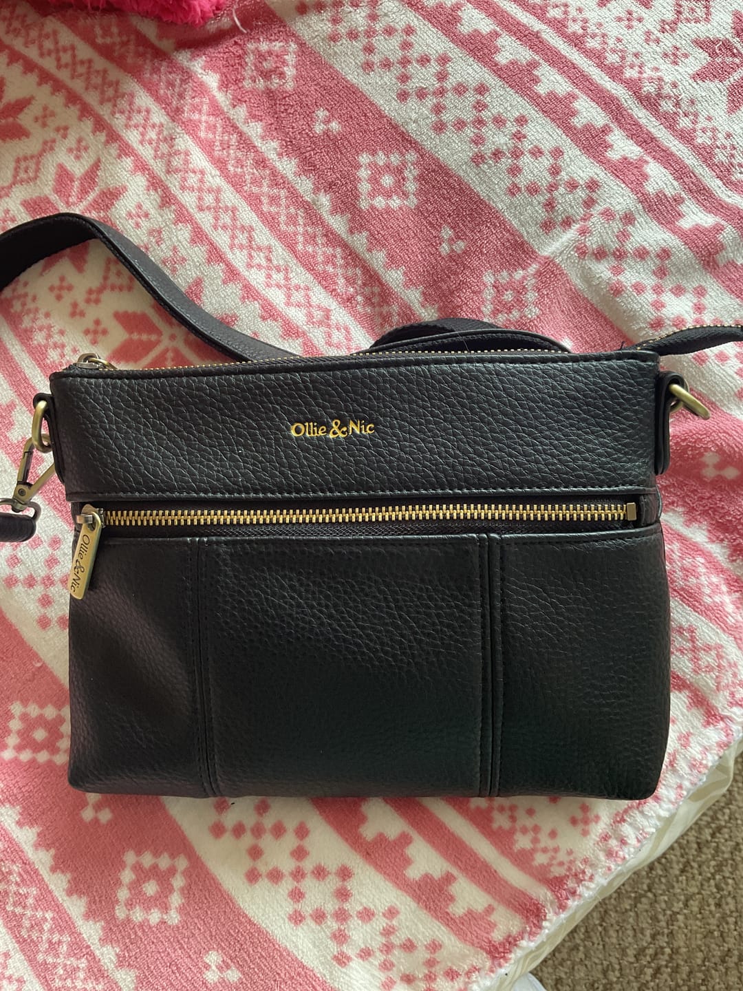 Customer photo review of Blake Mini Crossbody - Tan