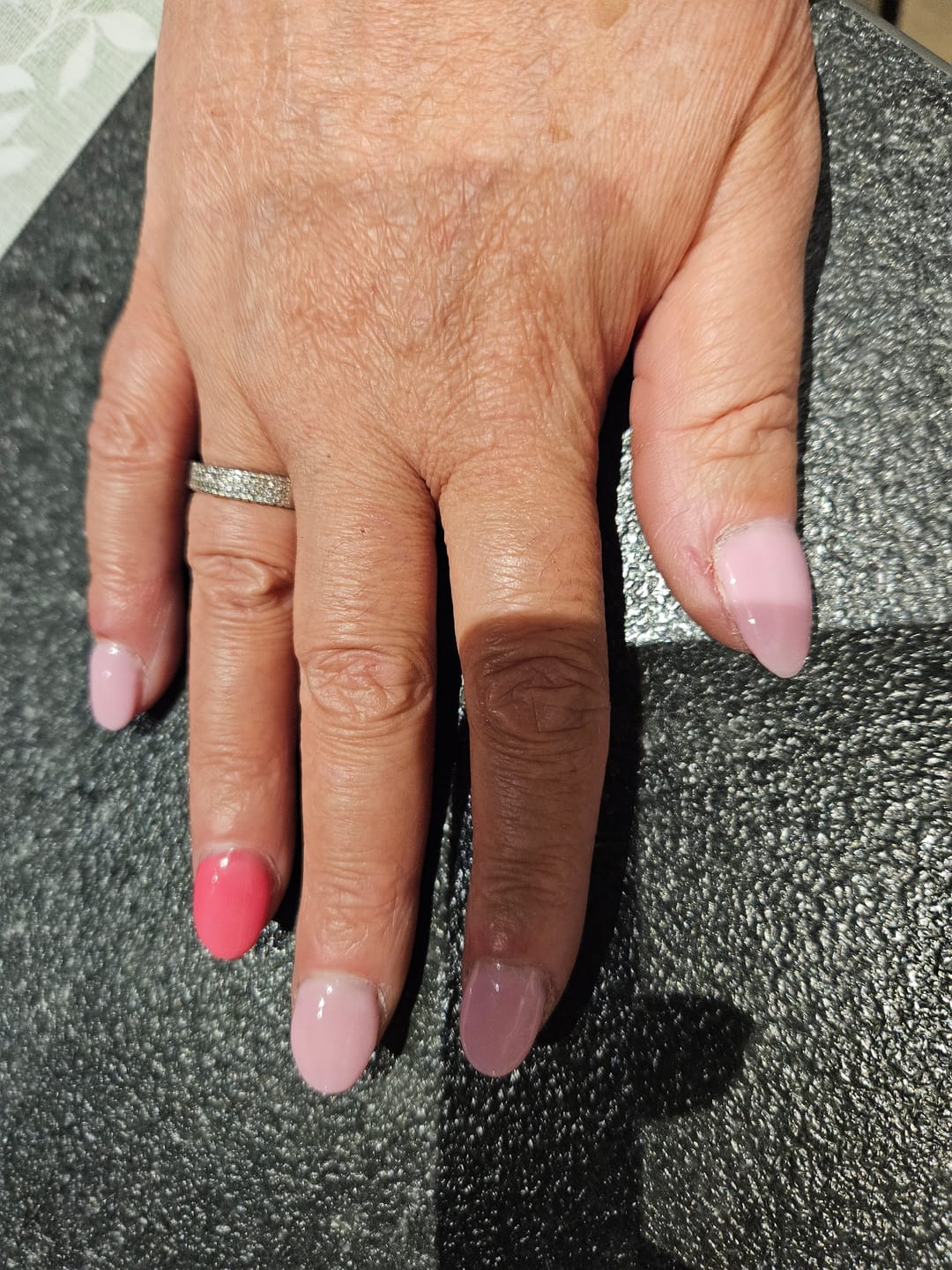 Customer photo review of Fandango Pink Dipping Powder