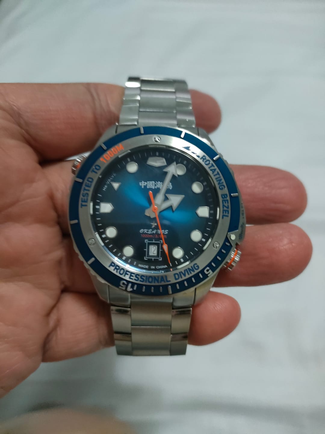 Customer photo review of 70th Anniversary | Seagull Okeanos Professional Ultra Diving Auto-Mechanical Watch Waterproof 1000M