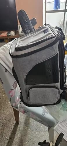 Customer photo review of Katzenrucksack – PurrPack