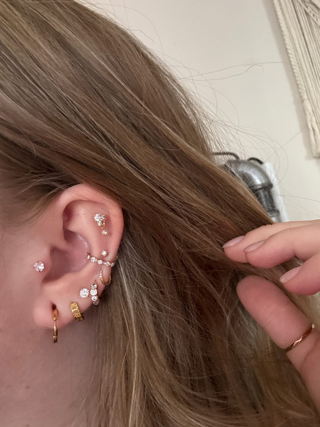 Customer photo review of BLISS Conch Hoop