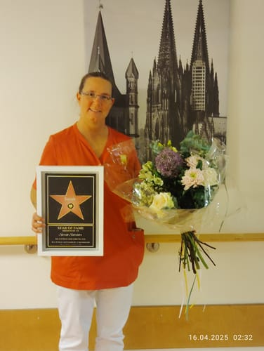 Customer photo review of Personalisierte Leinwand "Star of Fame"