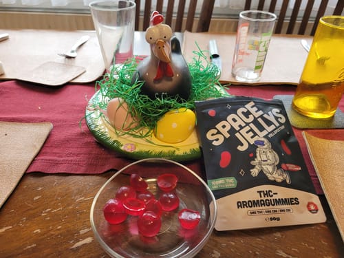 Customer photo review of THC Spacejellies Vollspektrum | 100mg THC | 20 Stk.