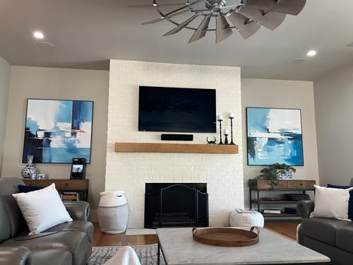 Customer photo review of Modern Abstract Painting #ABAS176