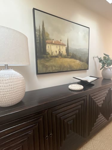 Customer photo review of Country Villa Canvas Art