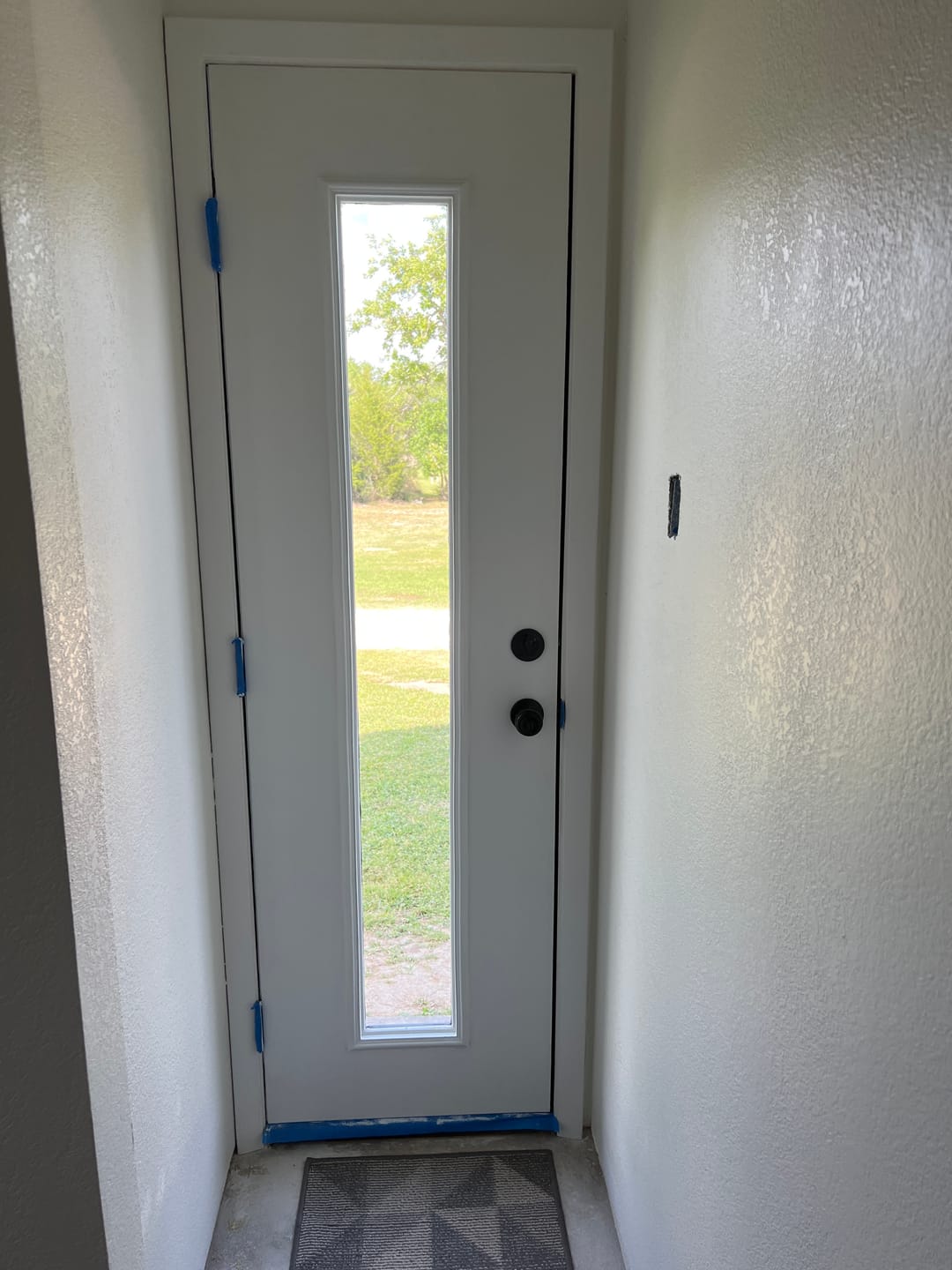 Customer photo review of Clear 1 Lite Glass and Frame Kit (Full Sidelite)