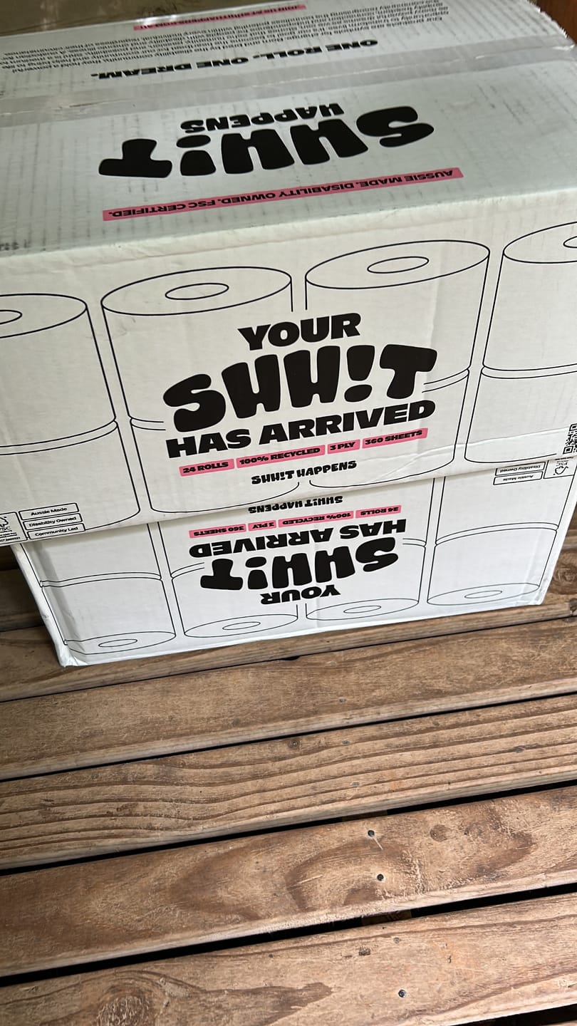 Customer photo review of Changemaker - Recycled Double Length 3PLY Toilet Paper
