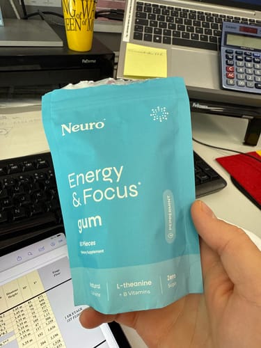 Customer photo review of Energy & Focus Gum