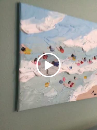 Customer review photo for Plaster Art Texture Painting #SG189