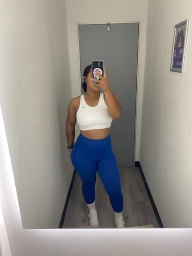 Customer photo review of Cut Out Backless Sports Bra