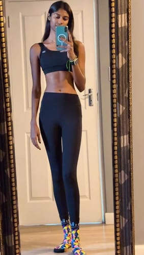 Customer photo review of Sport Yoga Set Tracksuit Gym Set