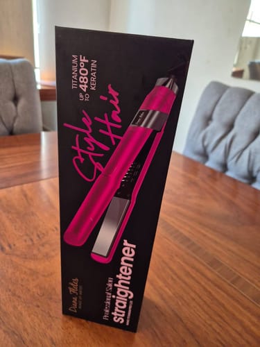 Customer photo review of Plancha Profesional Titanium con Tecnología Italiana Diana Fletes