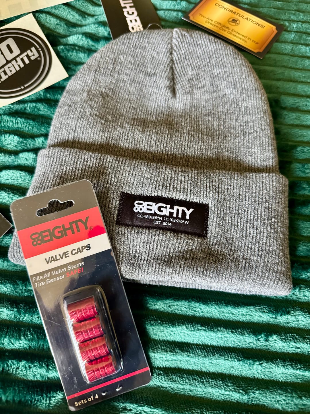 Customer photo review of 80eighty® GCS Gray Beanie